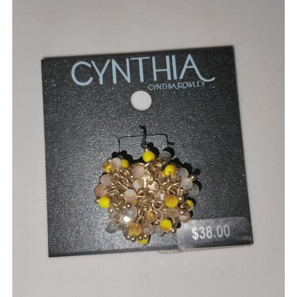Cynthia Rowley Chunky Stretch Ring Hobo Indie Jewelry Teens School Yellow Gold 1 - Picture 5 of 12